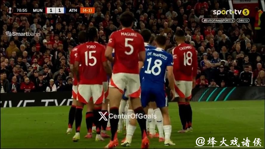 英超-B费任意球破门卡塞米罗建功 曼联4-4伯恩茅斯